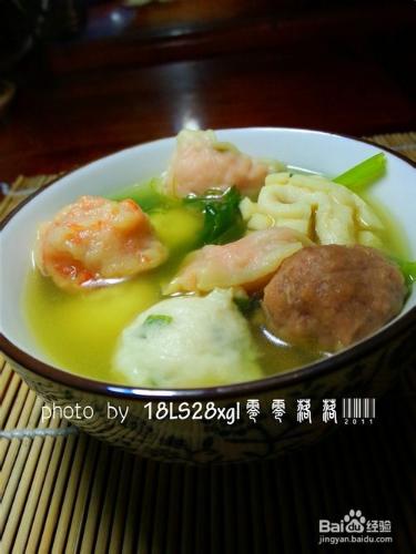 家常菜：三鮮丸子湯