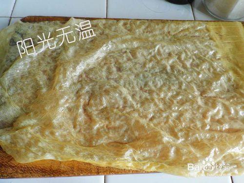 【吃貨系列】原味豆腐卷/千層豆卷