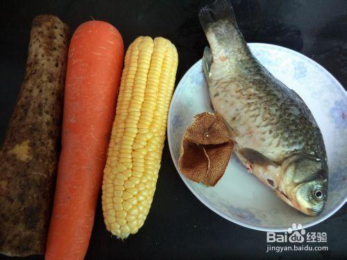 營養靚湯——玉米淮山鯽魚湯