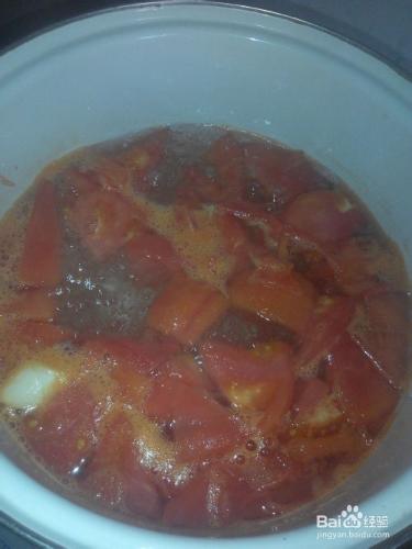 西紅柿燉豆皮-年夜飯一道湯菜