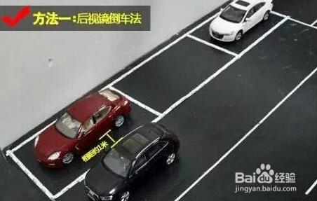 倒車入庫技巧---“側方位”停車之後視鏡倒車法