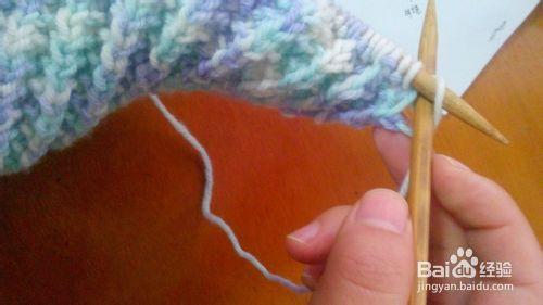 圍巾基礎——正針的織法
