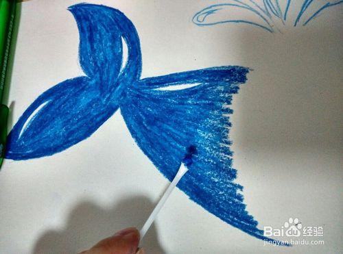創意美術DIY：色鉛筆手繪瘋狂的鯨魚