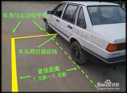 科目二倒車入庫技巧圖解