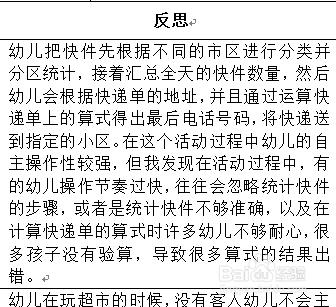 如何撰寫幼兒園區域活動計劃表