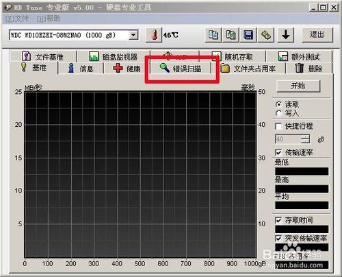 怎麼檢查硬盤壞道/HDTunePro掃描硬盤壞道