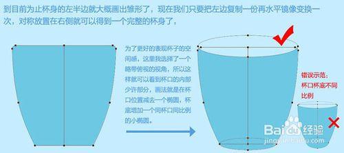 Photoshop製作逼真的清爽淺藍色漱口杯圖標