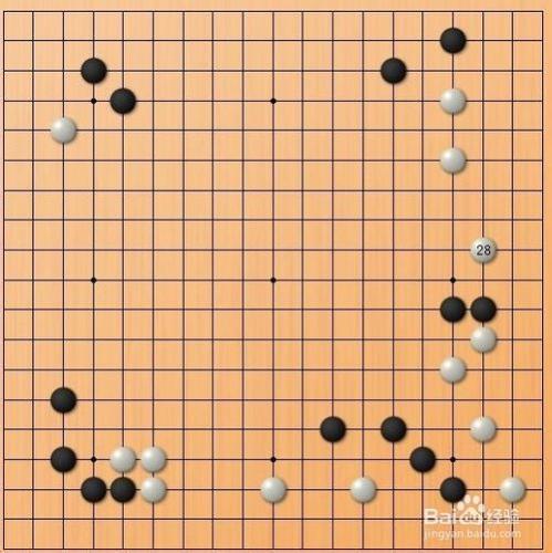 圍棋佈局怎樣選擇落子位置：[1]圈出有利點