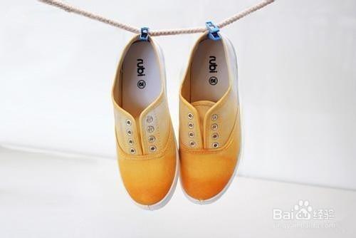 DIY軋染帆布鞋