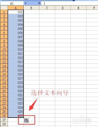 excel中將數值型零開頭的一串數據轉換成文本型