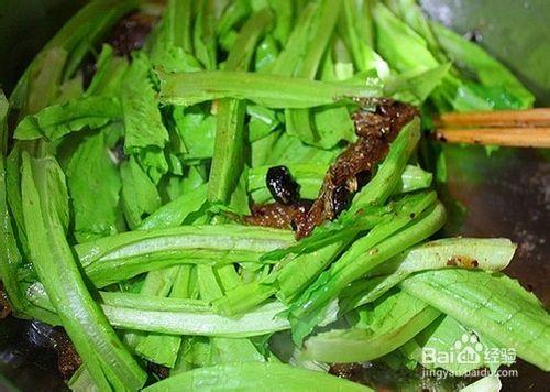 舌尖中國家常菜：[15]豆豉鯪魚油麥菜的做法