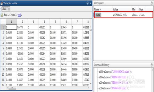 如何將Excel數據導入Matlab