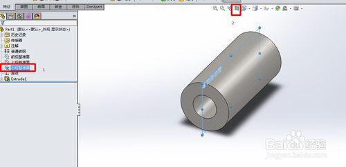 solidworks如何顯示剖面零件狀態