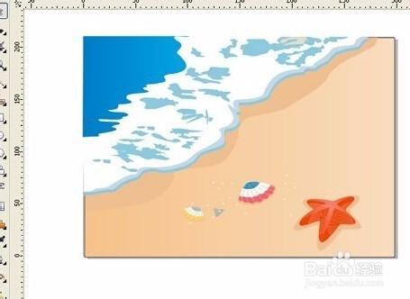 CorelDraw繪製海邊風景教程