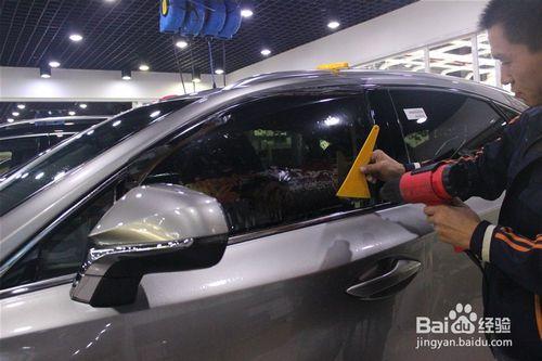 雷克薩斯汽車貼膜石家莊汽車太陽膜實拍案例