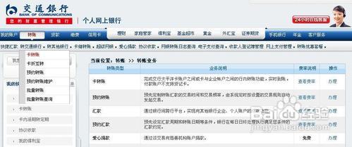 交通銀行網銀轉賬、匯款攻略