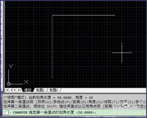 cad如何倒直角