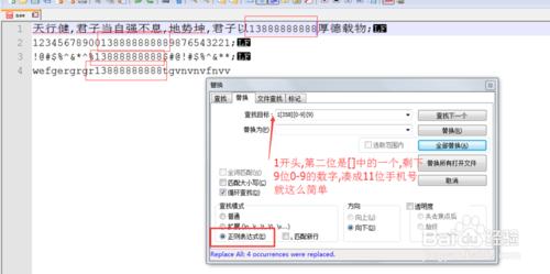 notepad++使用技巧-文本替換及正則表達式