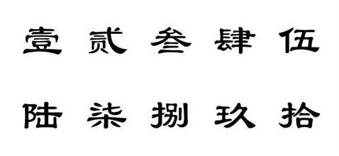 在什麼時候使用漢字數字