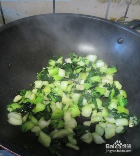 青菜蛋炒飯方法