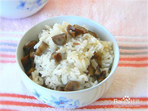 營養主食——栗子燜飯