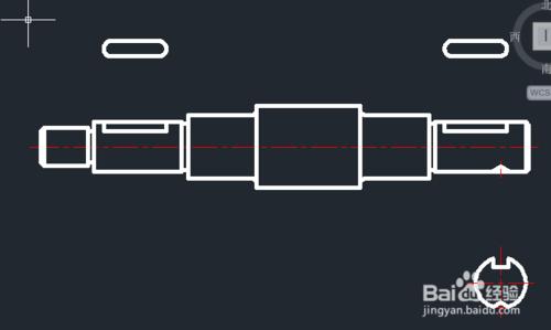 機械製圖中 cad軸類零件畫法