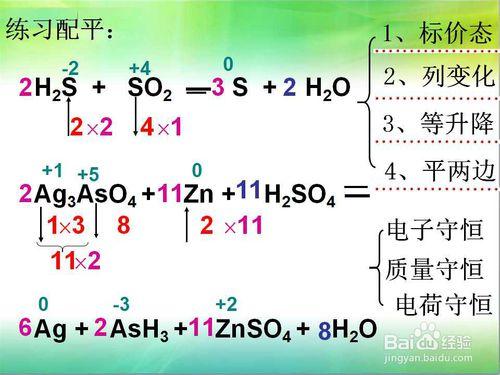 氧化還原反應方程式的普通配平方法