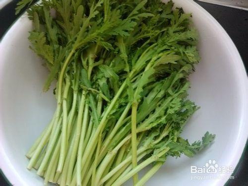 白灼茼蒿怎麼做