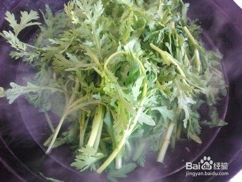 白灼茼蒿怎麼做