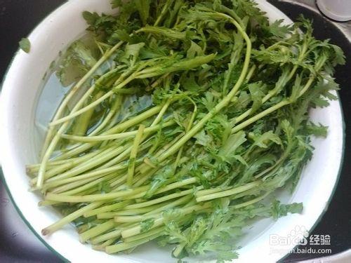 白灼茼蒿怎麼做