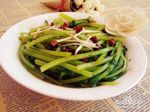 白灼茼蒿怎麼做