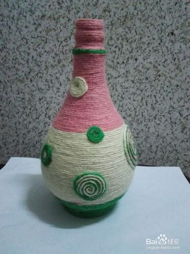 如何用麻繩製作花瓶？