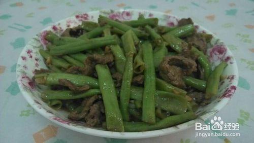 茶籽油如何炒菜之牛肉炒豆角