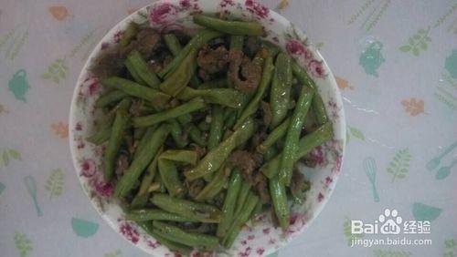 茶籽油如何炒菜之牛肉炒豆角