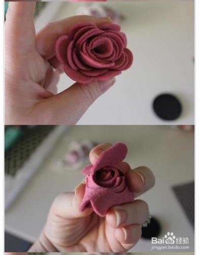 手工製作玫瑰花步驟，玫瑰胸花的手工做法圖解