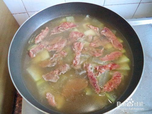 牛肉冬瓜湯怎麼做