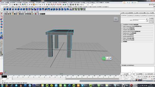 Maya如何建模一個小桌子