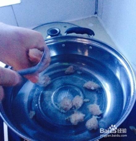 新鮮肉丸子的做法