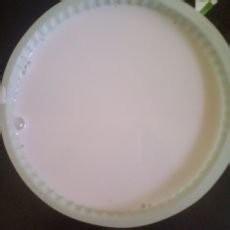 自制藍莓牛奶香滑布丁