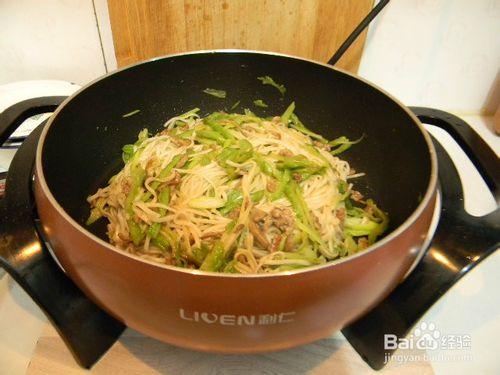 花樣主食——苦瓜炒麵