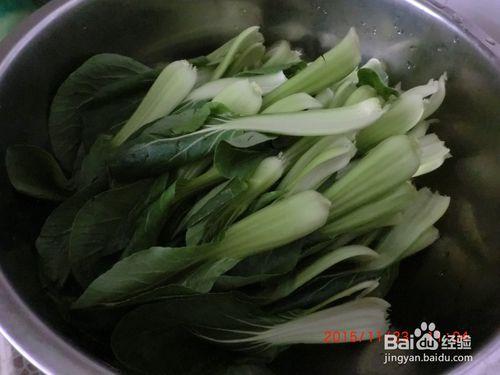 香菇油菜餃子