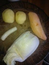 燉土豆地瓜大白菜