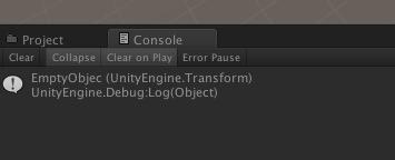 Unity3d只通過transform和gameObject獲取對象