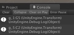 Unity3d只通過transform和gameObject獲取對象