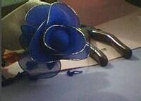 DIY 網絲襪藍色妖姬的做法