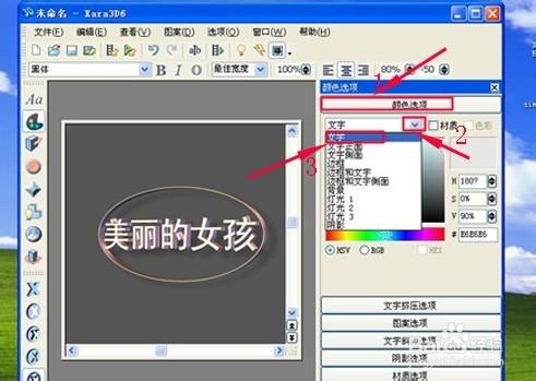 Xara 3d的基本使用方法：[1]文字特效