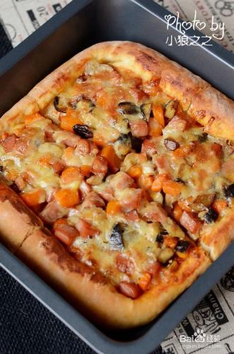 厚底香菇披薩