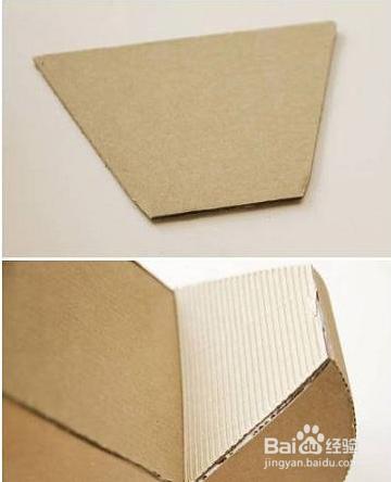 瓦楞紙手工製作精美的奶牛紙巾盒