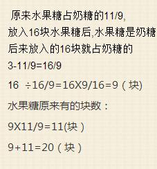 轉化單位&quot;1&quot;,解決稍複雜的分數應用題