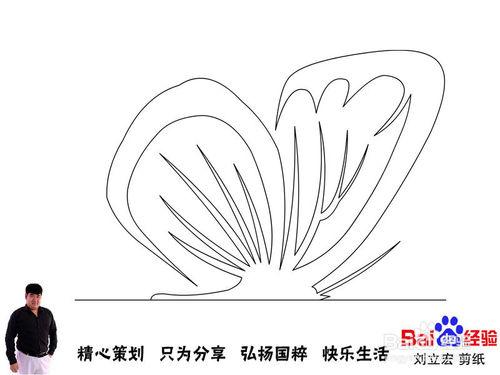 蝴蝶033剪紙教程 劉立宏剪紙教程